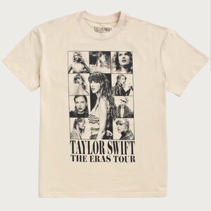 Taylor Swift The Eras Tour Merchandise Truck Exclusive Beige Tee